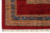 10x13 Multicolor and Red Turkish Tribal Rug