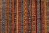 10x13 Multicolor and Red Turkish Tribal Rug