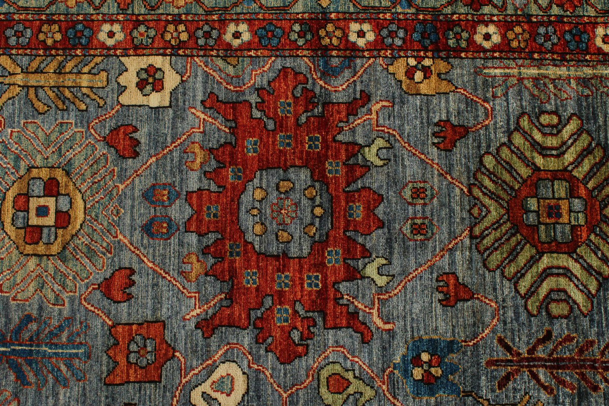 10x14 Gray and Multicolor Anatolian Traditional Rug