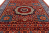 10x14 Red and Blue Turkish Tribal Rug