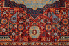 10x14 Red and Blue Turkish Tribal Rug