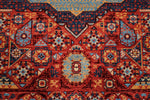 10x14 Red and Blue Turkish Tribal Rug