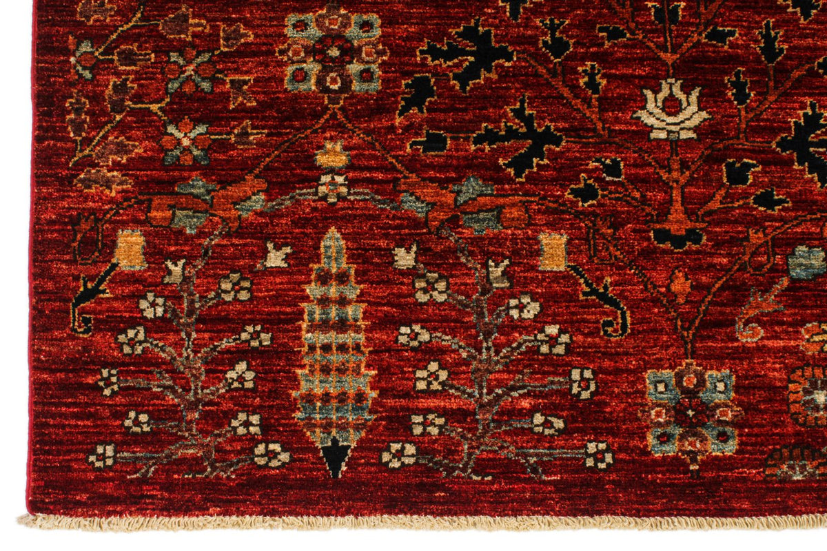 9x12 Rust and Multicolor Anatolian Traditional Rug
