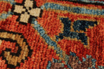 8x10 Navy and Rust Anatolian Traditional Rug
