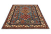 5x8 light Blue and Ivory Anatolian Traditional Rug