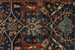 3x12 Navy and Red Anatolian Traditional Runner