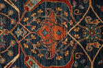 3x12 Navy and Red Anatolian Traditional Runner