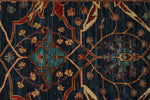 3x12 Navy and Red Anatolian Traditional Runner