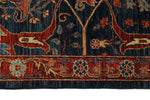 3x12 Navy and Red Anatolian Traditional Runner