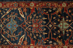 3x12 Navy and Red Anatolian Traditional Runner