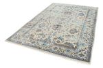 6x9 Gray and Blue Modern Contemporary Rug