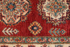 3x38 Red and Ivory Kazak Tribal Runner