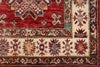 3x38 Red and Ivory Kazak Tribal Runner