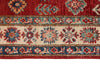 3x38 Red and Ivory Kazak Tribal Runner