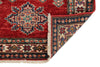 3x16 Red and Multicolor Kazak Tribal Runner
