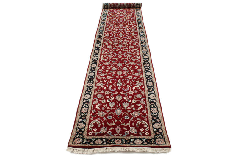 3x14 Red and Black Turkish Persian Runner