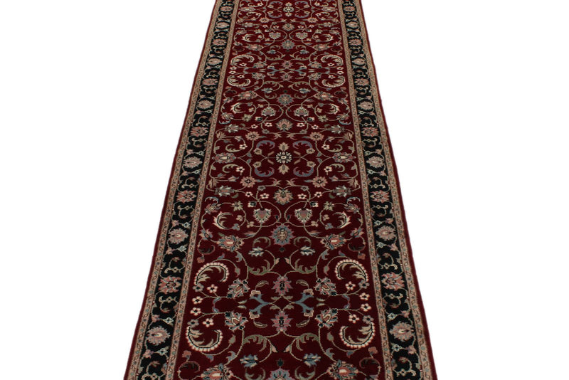 3x14 Red and Black Turkish Persian Runner