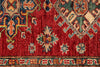 3x10 Red and Ivory Kazak Tribal Runner