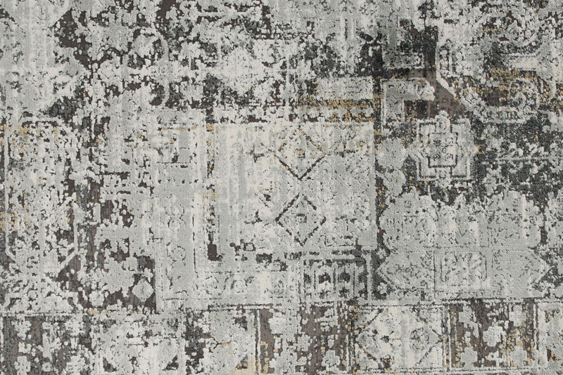 3x10 Ivory and Gray Turkish Antep Runner