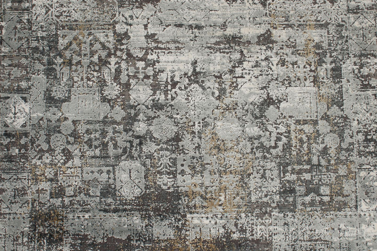 3x10 Ivory and Gray Turkish Antep Runner