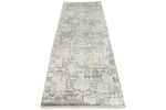 3x10 Ivory and Gray Turkish Antep Runner