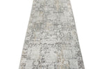 3x10 Ivory and Gray Turkish Antep Runner