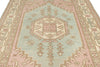 7x11 Pink and Ivory Turkish Milas Rug