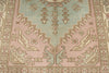 7x11 Pink and Ivory Turkish Milas Rug