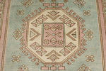 7x11 Pink and Ivory Turkish Milas Rug