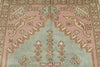 7x11 Pink and Ivory Turkish Milas Rug