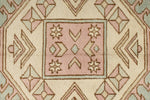 7x11 Pink and Ivory Turkish Milas Rug