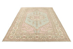 7x11 Pink and Ivory Turkish Milas Rug