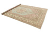 7x11 Pink and Ivory Turkish Milas Rug