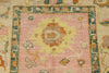 4x6 Pink and Ivory Turkish Oushak Rug