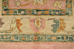 4x6 Pink and Ivory Turkish Oushak Rug