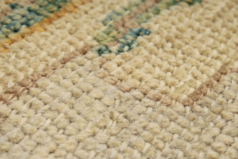 4x6 Pink and Ivory Turkish Oushak Rug
