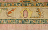 4x6 Pink and Ivory Turkish Oushak Rug
