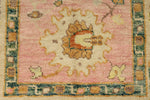 4x6 Pink and Ivory Turkish Oushak Rug