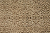 6x9 Ivory and Brown Turkish Traditional Rug