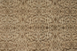 6x9 Ivory and Brown Turkish Traditional Rug
