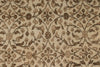 6x9 Ivory and Brown Turkish Traditional Rug