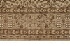 6x9 Ivory and Brown Turkish Traditional Rug