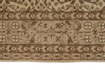 6x9 Ivory and Brown Turkish Traditional Rug