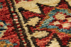 3x20 Light Blue and Ivory Kazak Tribal Rug