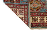 3x20 Light Blue and Ivory Kazak Tribal Rug