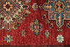 3x27 Red and Ivory Kazak Tribal Runner