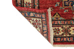 3x27 Red and Ivory Kazak Tribal Runner