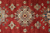 3x27 Red and Ivory Kazak Tribal Runner