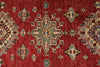 3x27 Red and Ivory Kazak Tribal Runner