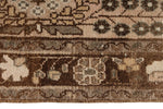 3x12 Beige and Brown Persian Tribal Runner